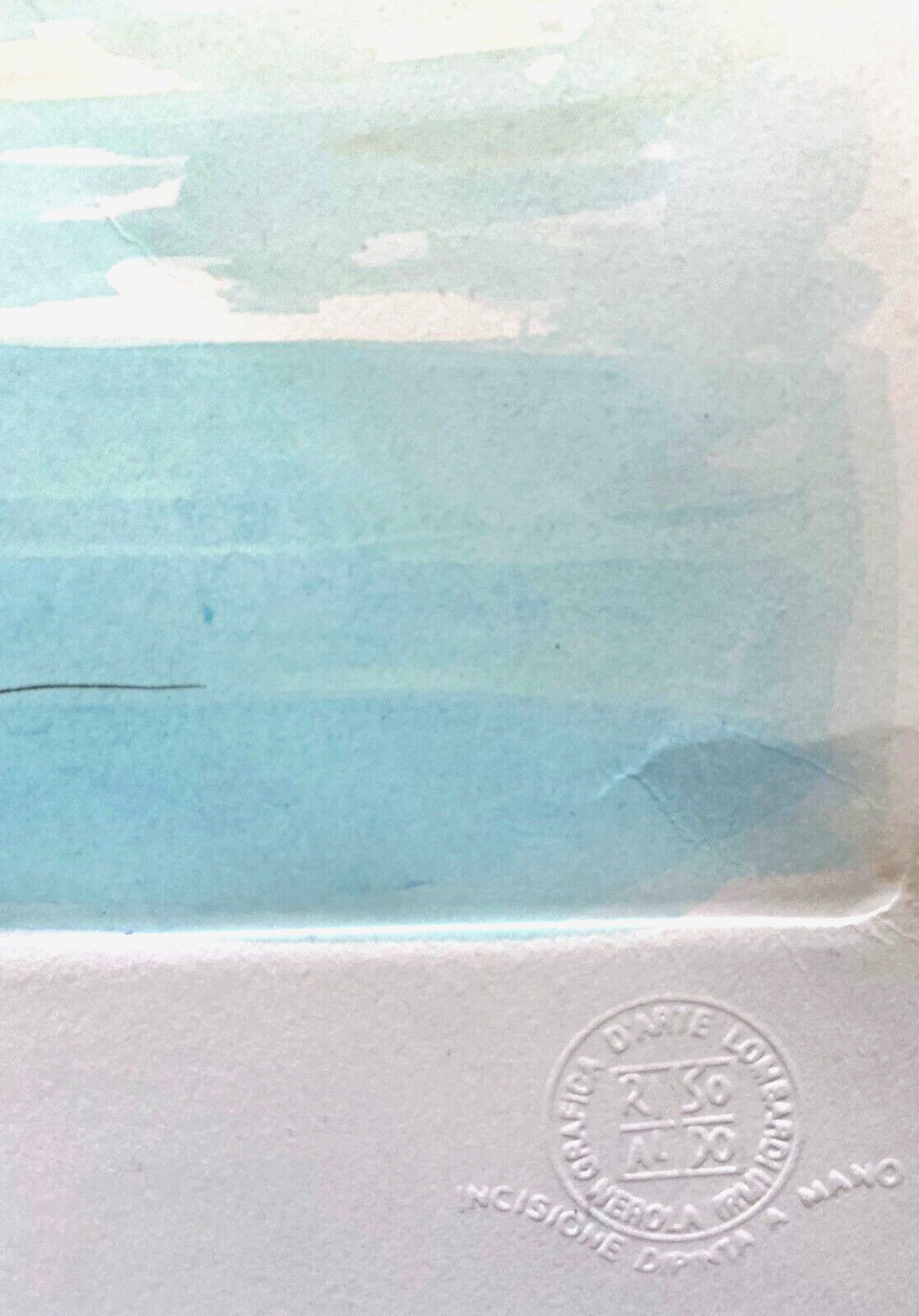 Aldo Riso ''The Home White A Leuca " Incision Hand