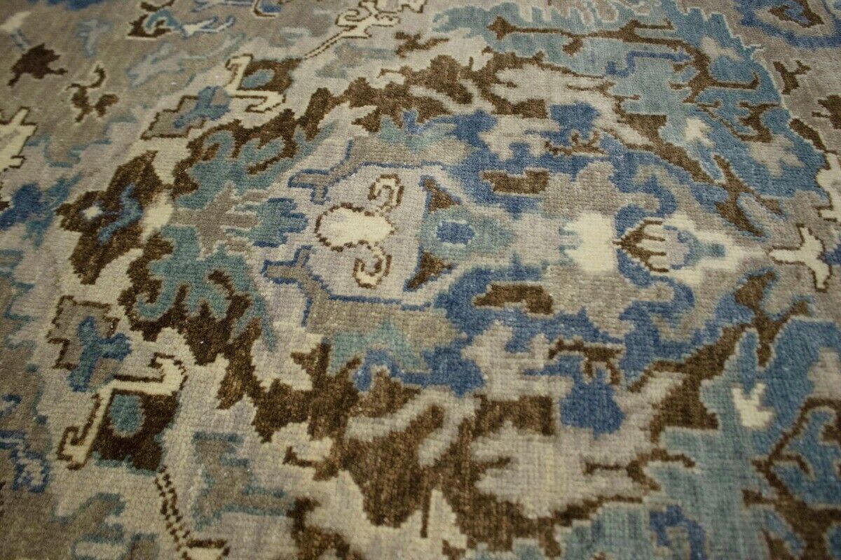 9X12 Ft Handmade Classic Osh Chobi Floral Rug