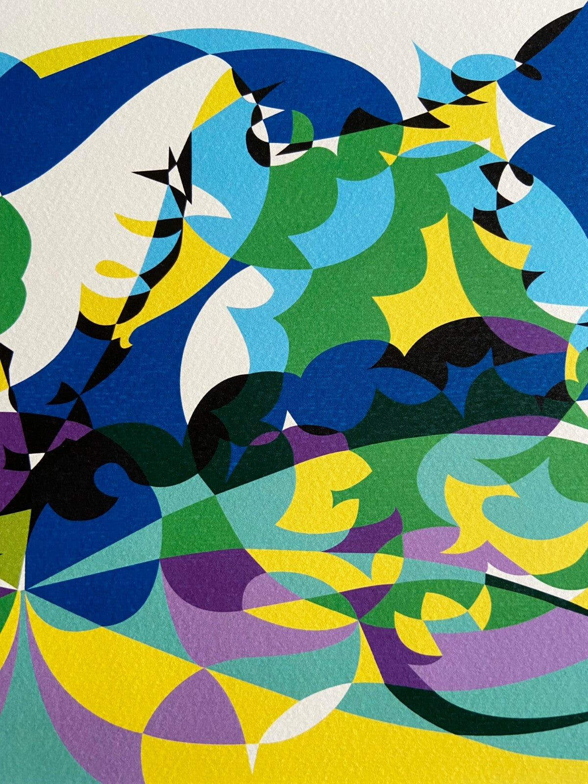 Giacomo Balla Lithograph 1968 Biennale Di Venezia