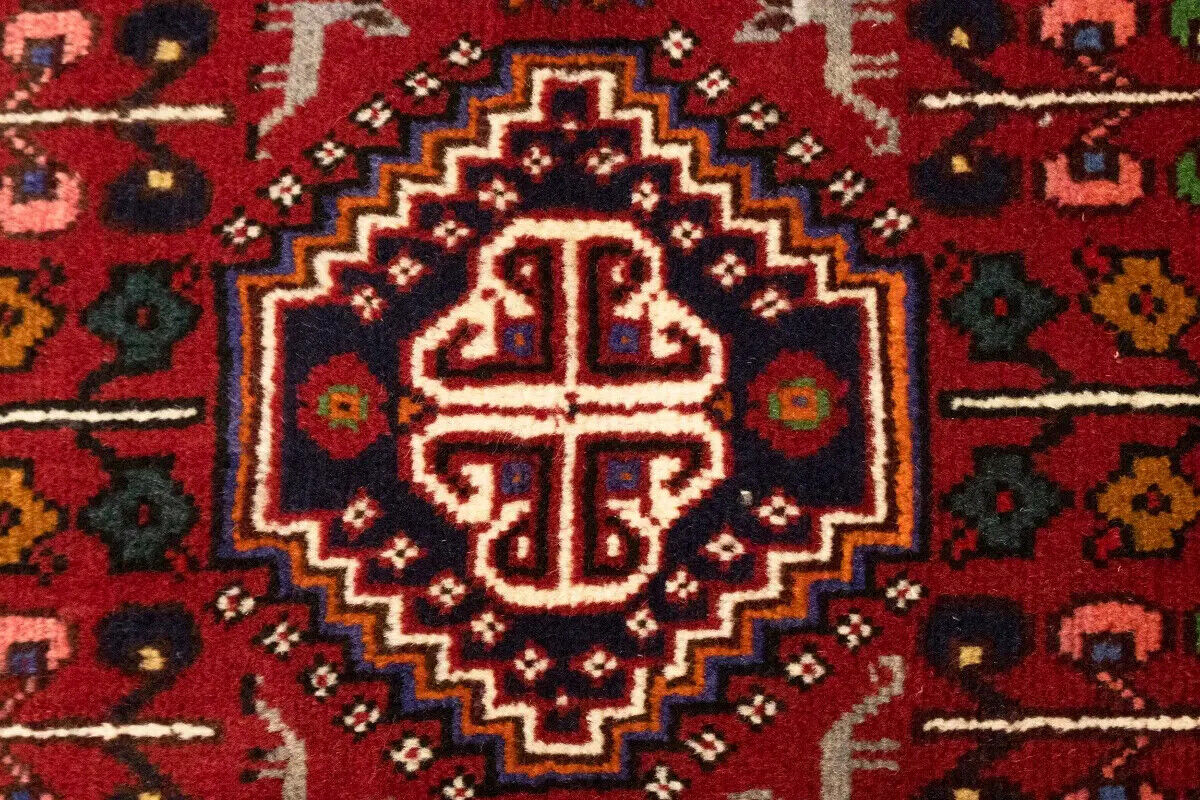 Handmade Tribal Oriental Rug Geometric Wool
