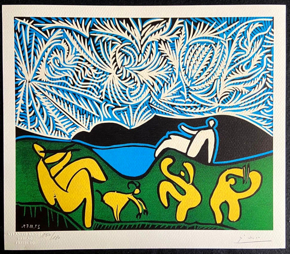 Pablo Picasso Lithograph Coa Signed Numbered In