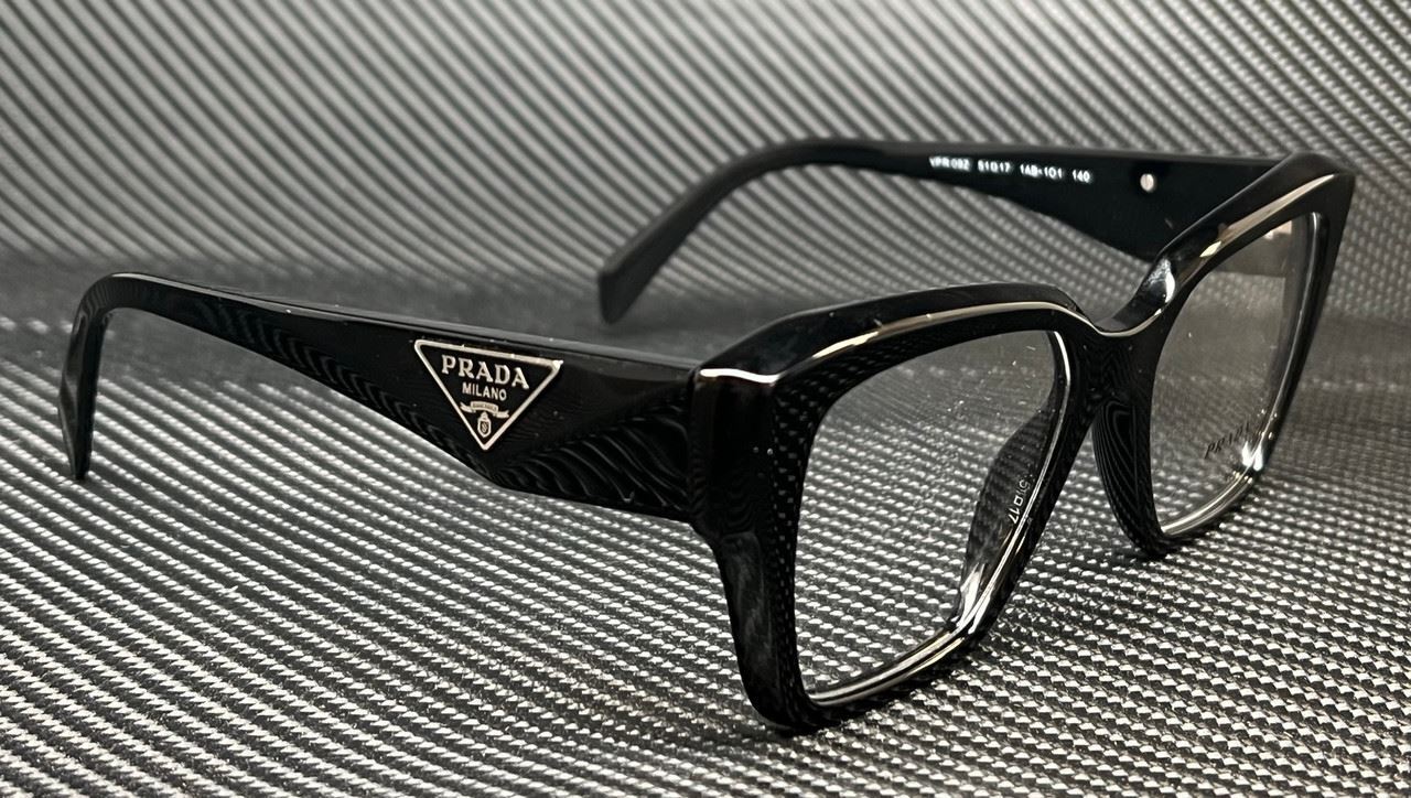 PRADA PR 09ZV 1AB1O1 Black Women's 51 mm