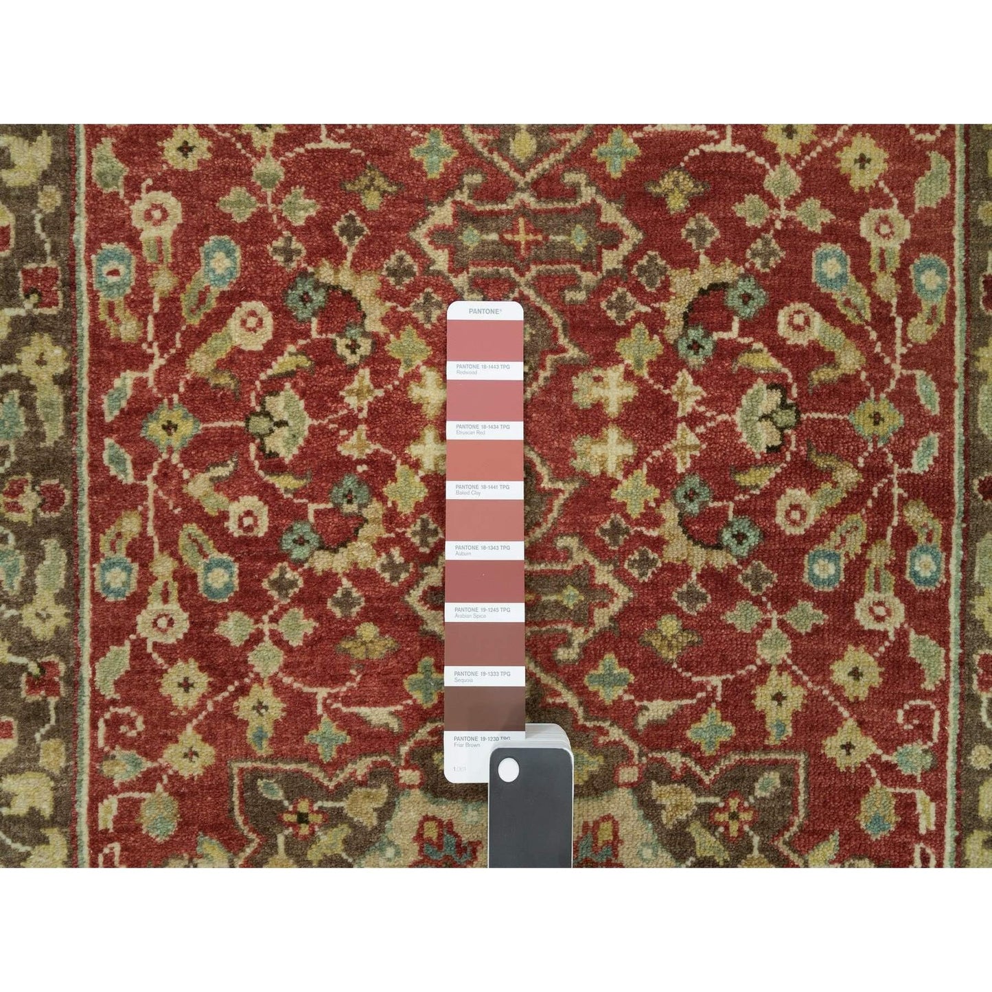 2'7"X22' Cherry Red Wool Haji Jalili Design Hand Knotted Xl Runner Rug