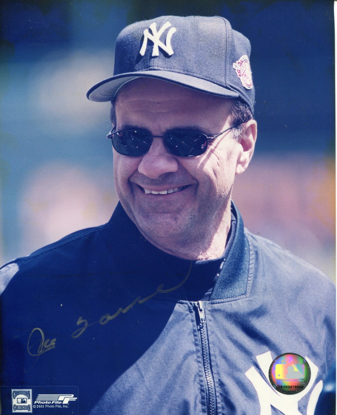 Joe Torre Autographed New York Yankees 8X10 Photo