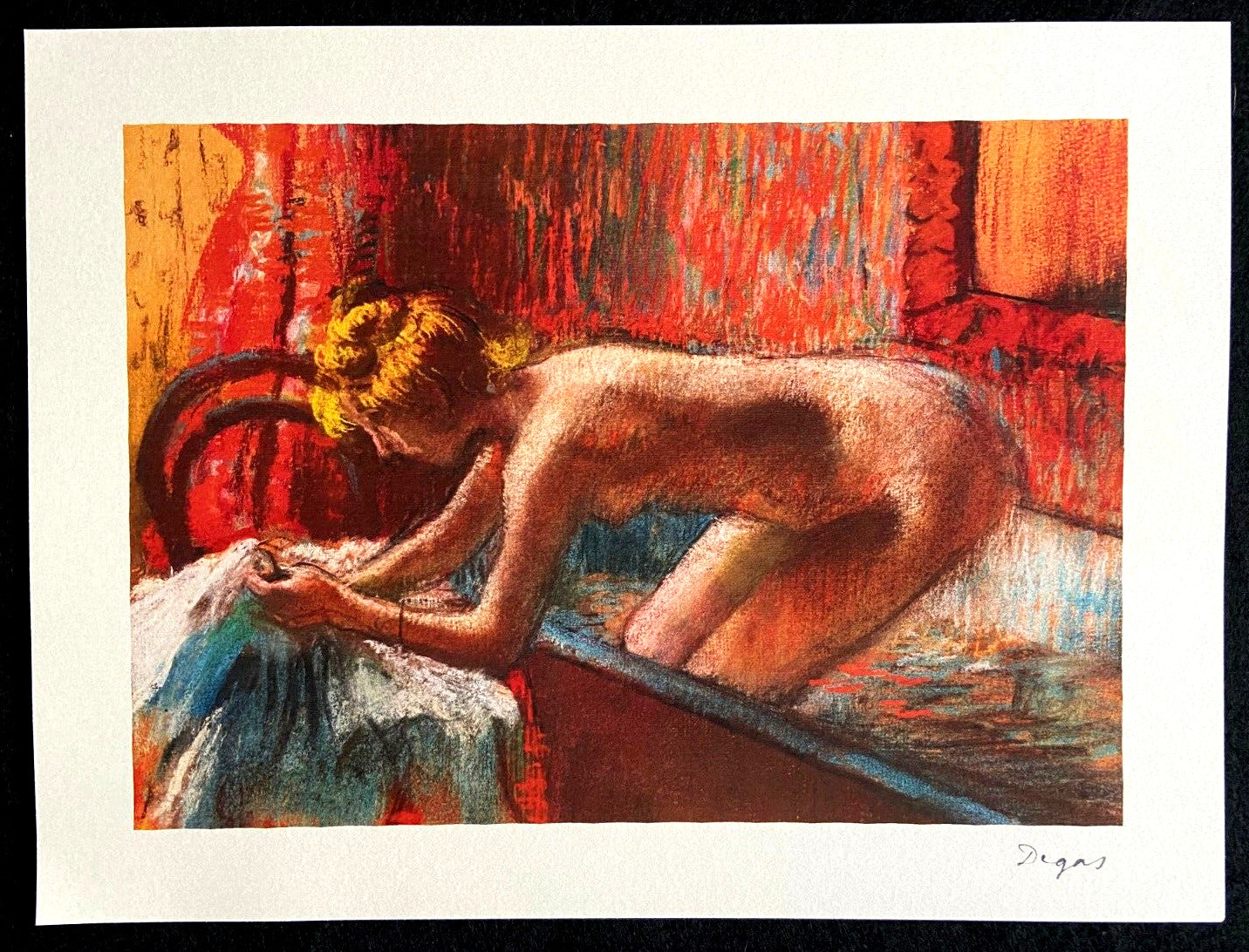 Edgar Degas Lithograph Mourlot Coa 1943 Signed