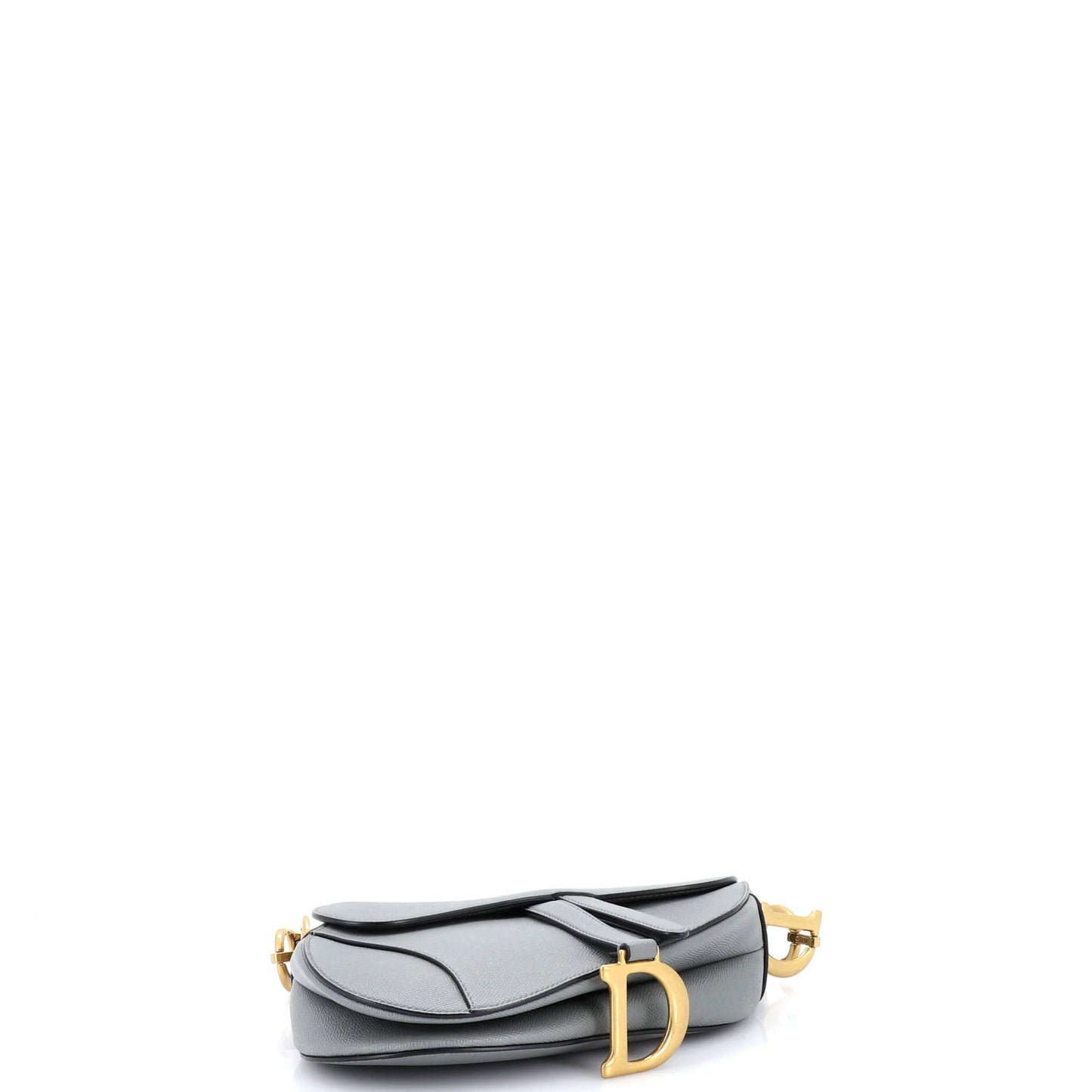 Christian Dior Saddle Handbag Leather Medium