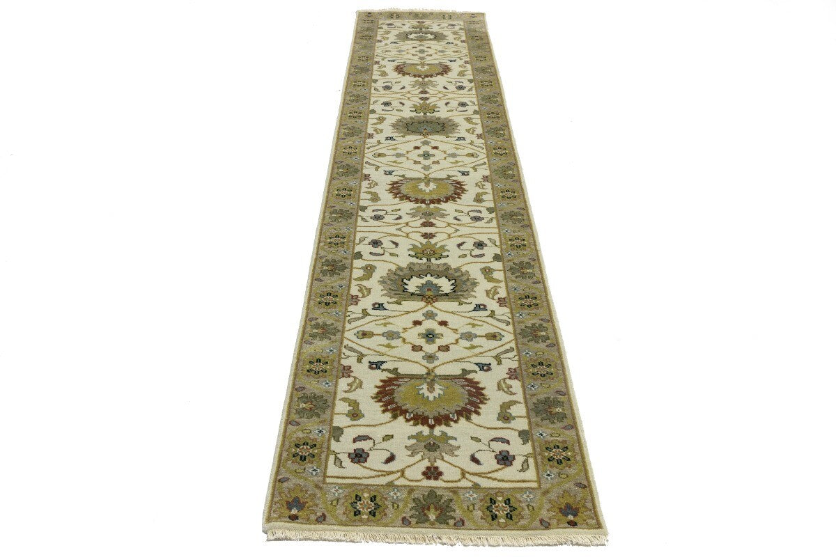 Hand-Knotted Peshawar Chobi Floral Oriental
