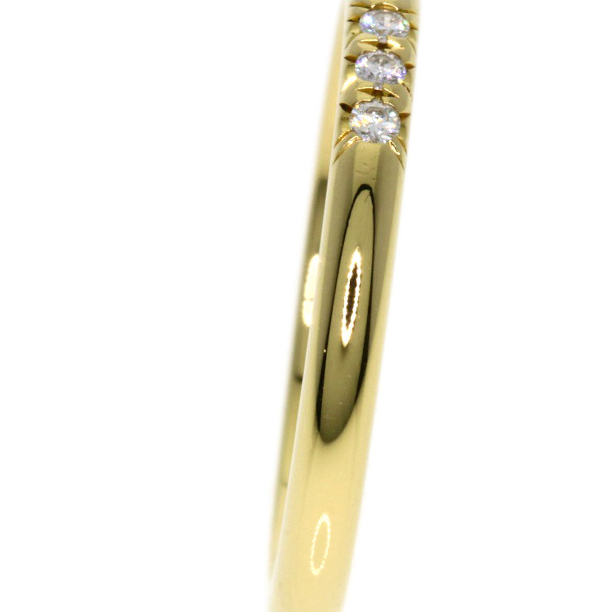 Tiffany&Co. Ring Forever 3P Diamond K18 Yellow