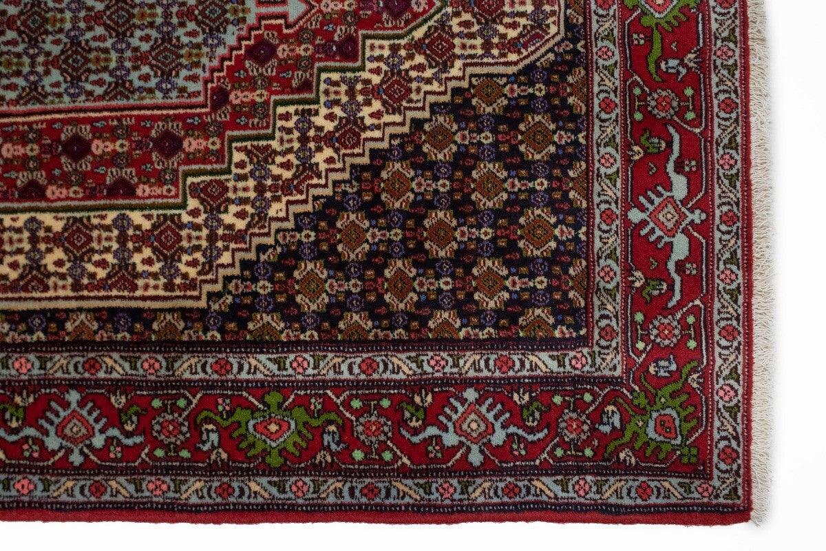 4X6 Ft Handmade Vintage Tribal Geometric Wool