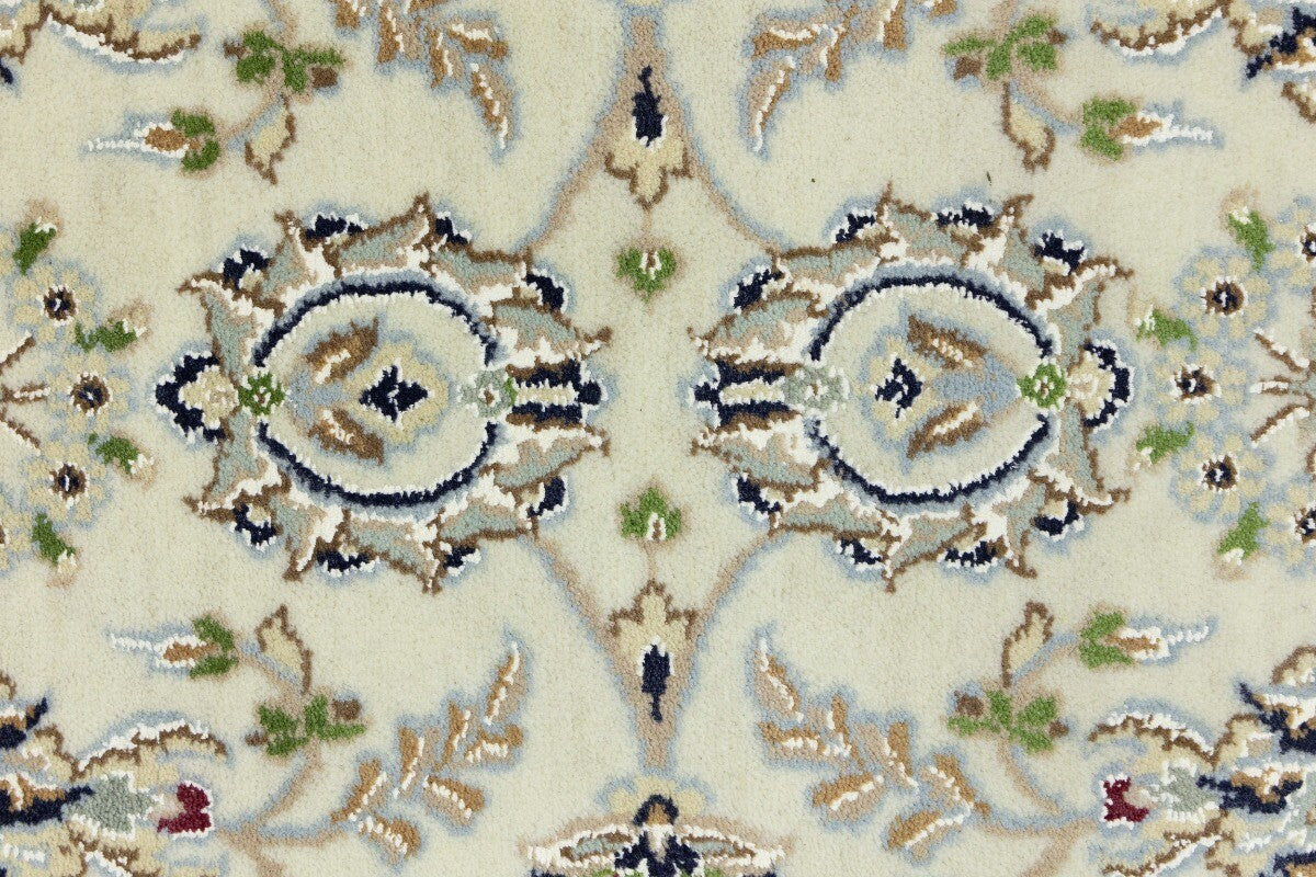 Rare Size Floral Classic Indo-Nain Oriental Rug