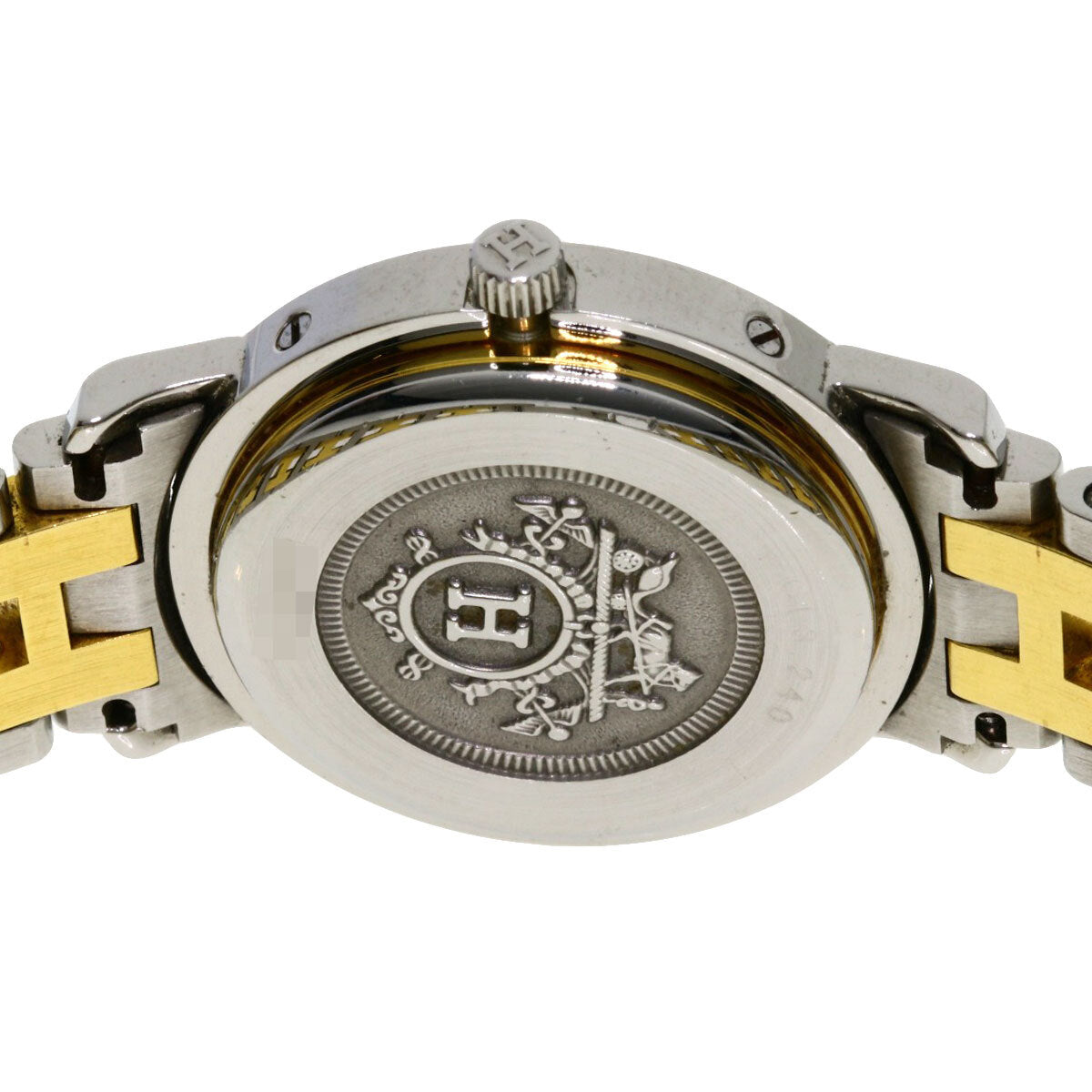 Hermes Clipper Watches Cl3.240 Stainless Steel/Ssxgp Ladies