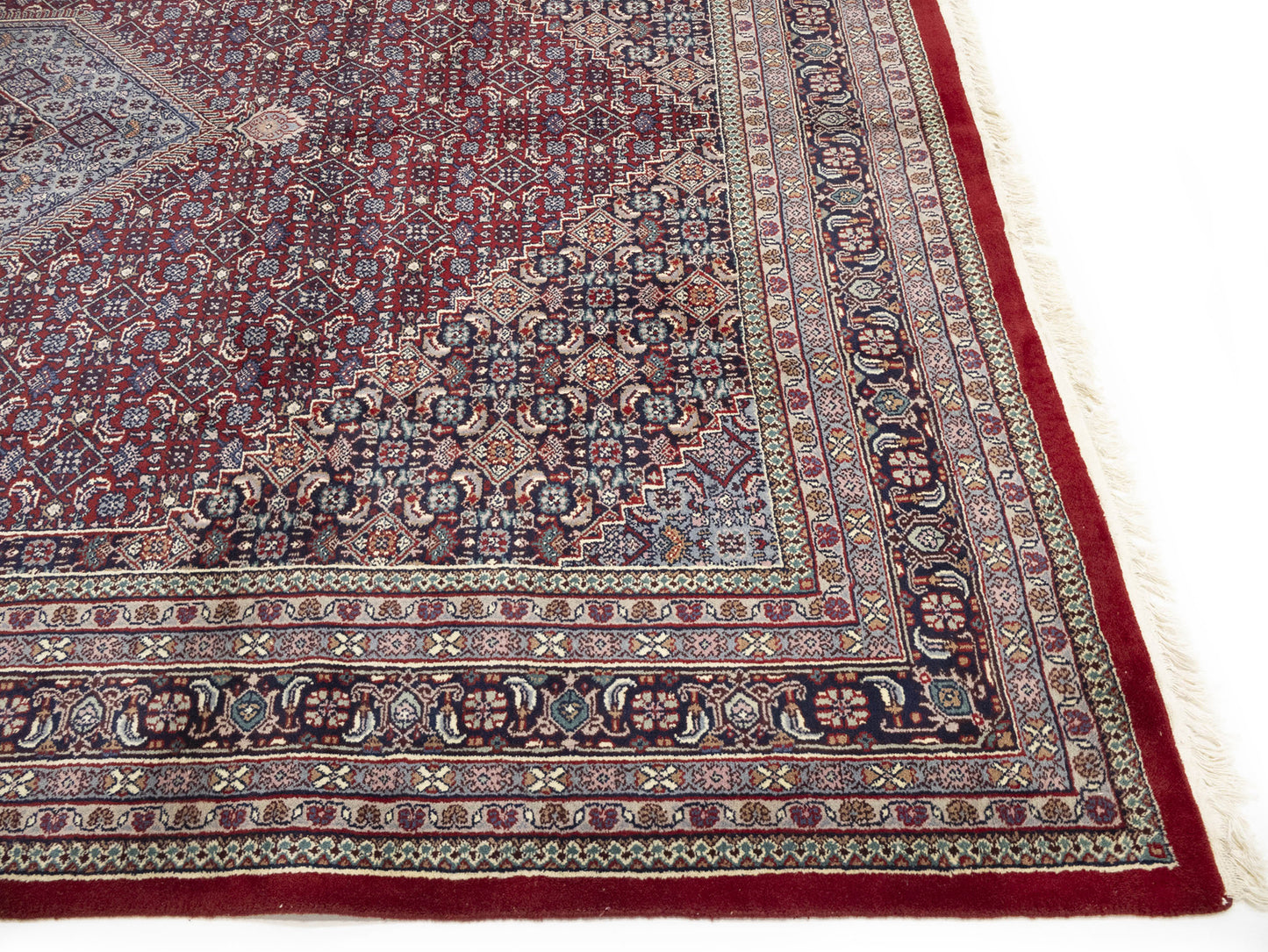 Floral Tribal Indo-Bidjar Oriental Wool Rug