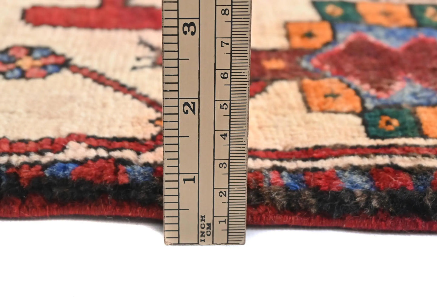 Handmade Vintage Oriental Rug Tribal Design