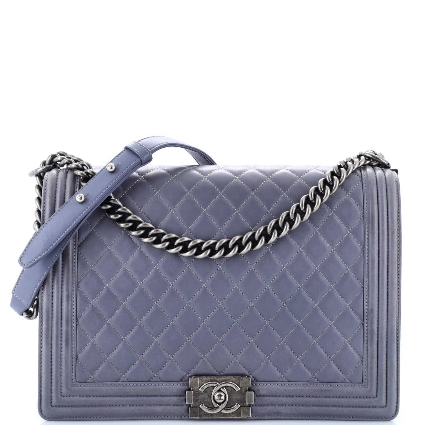 Chanel Boy Flap Bag Quilted Lambskin Large