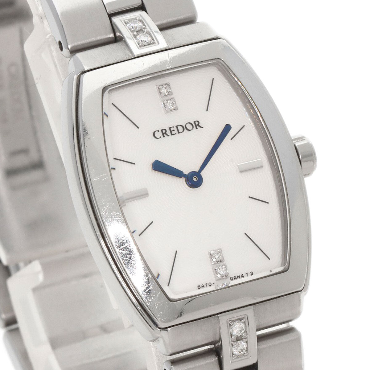 Seiko Credor Signo Diamond Watches Gswe961 Stainless Steel/Stainless Steel L...
