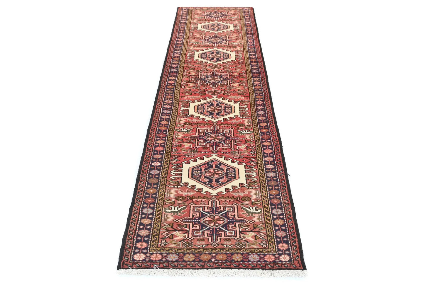 Vintage Tribal Narrow Oriental Runner Rug Kitchen