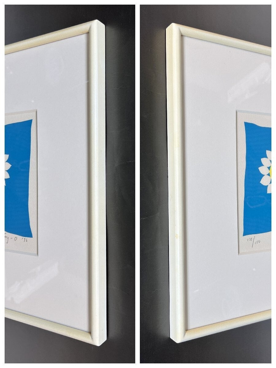 Ay-O Pop Art Signed Original Serigraph "Flower" Framed Silkscreen 1996