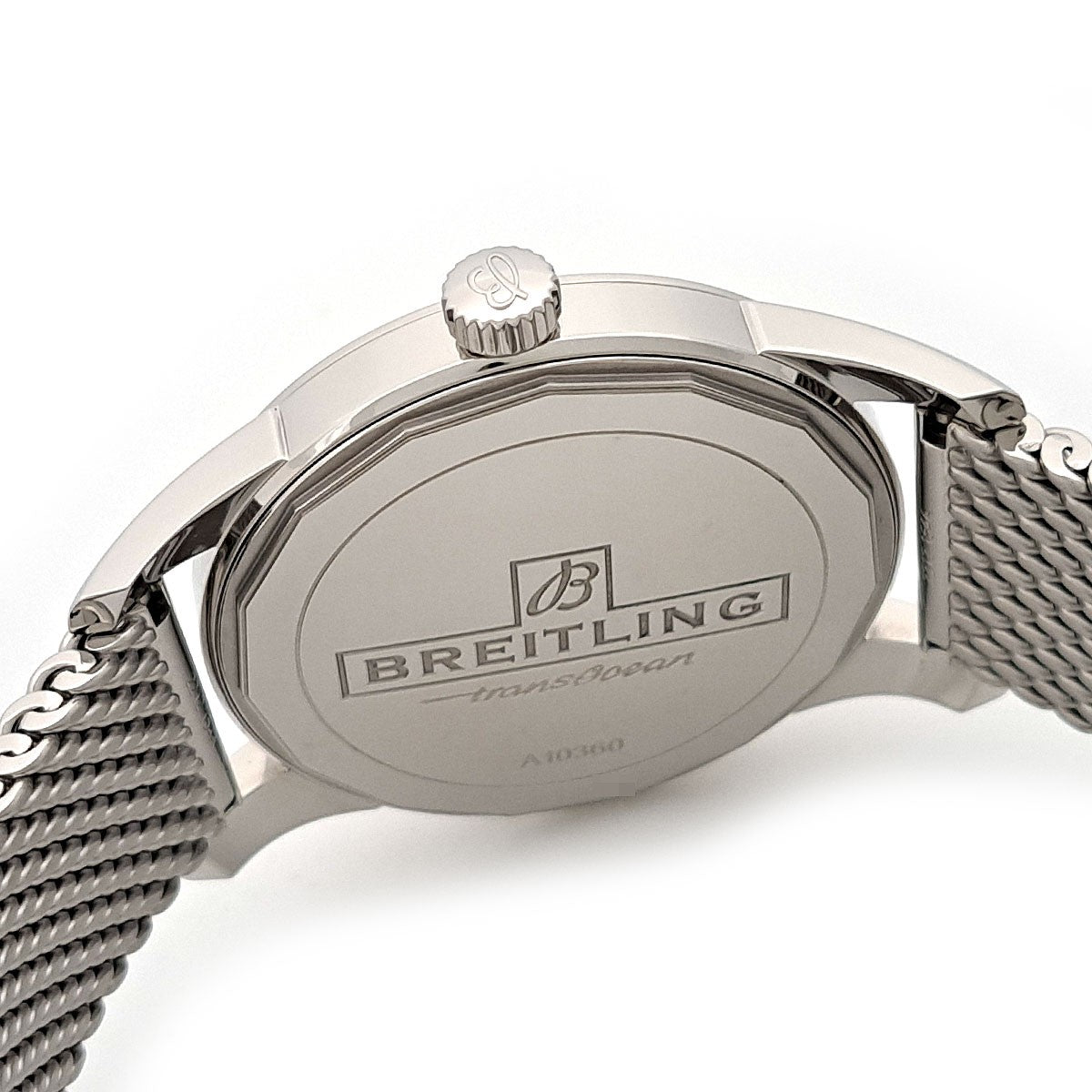 Breitling Transocean A10360 Silver Case Size 43Mm Men'S Used Watch #61016