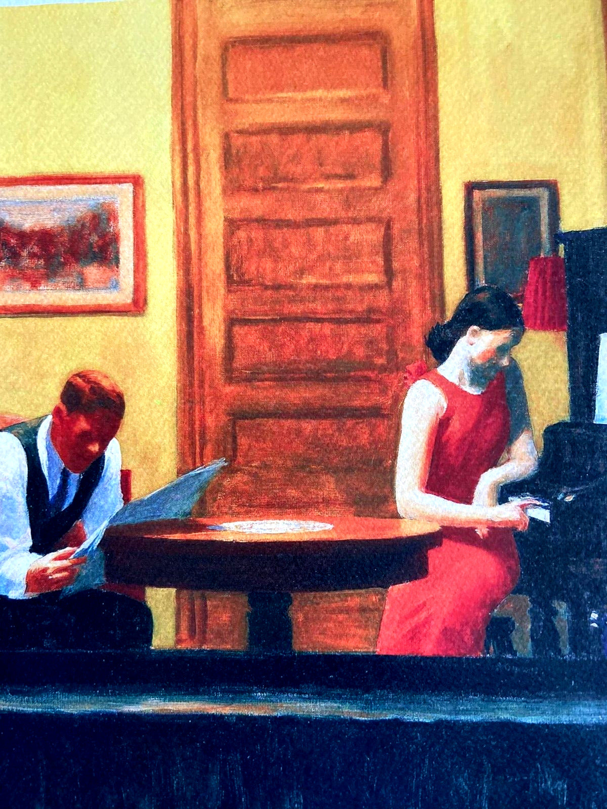 Edward Hopper Lithograph Coa Certificate Signed