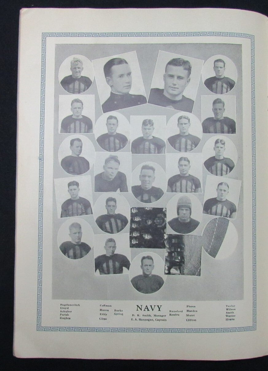 10/15/1927 Navy Vs. Notre Dame College Program