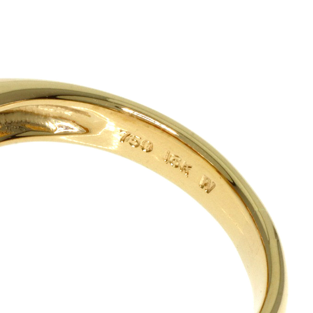 Ponte Vecchio Ring Pearl Pearl Diamond K18 Yellow