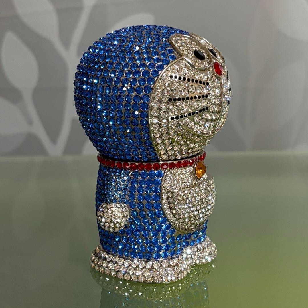 Rare Doraemon Crystal Figure Licensed 2006 Fujiko