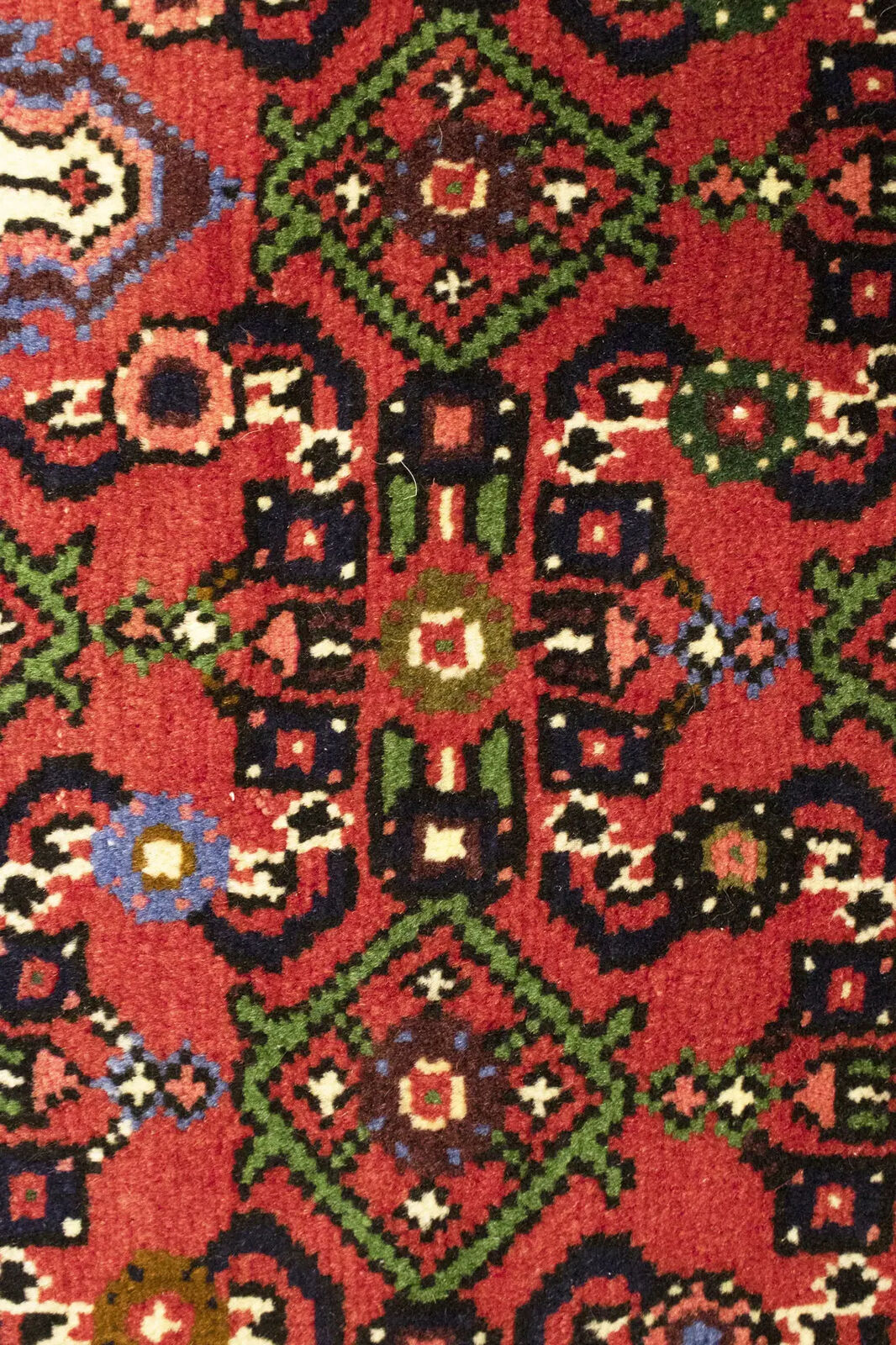 Handmade Oriental Rug Small Floral Tribal