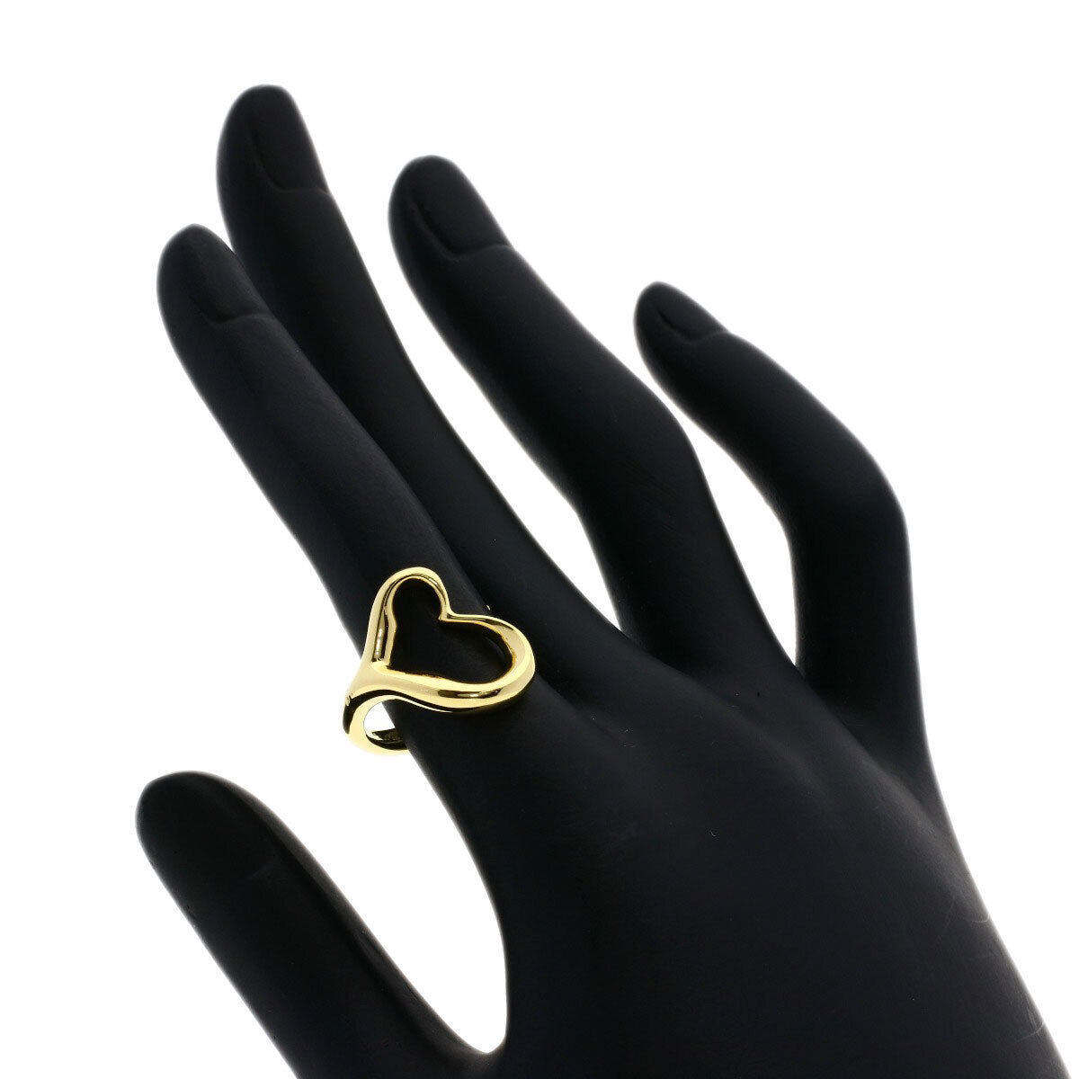 Tiffany&Co. Ring Open Heart K18 Yellow Gold