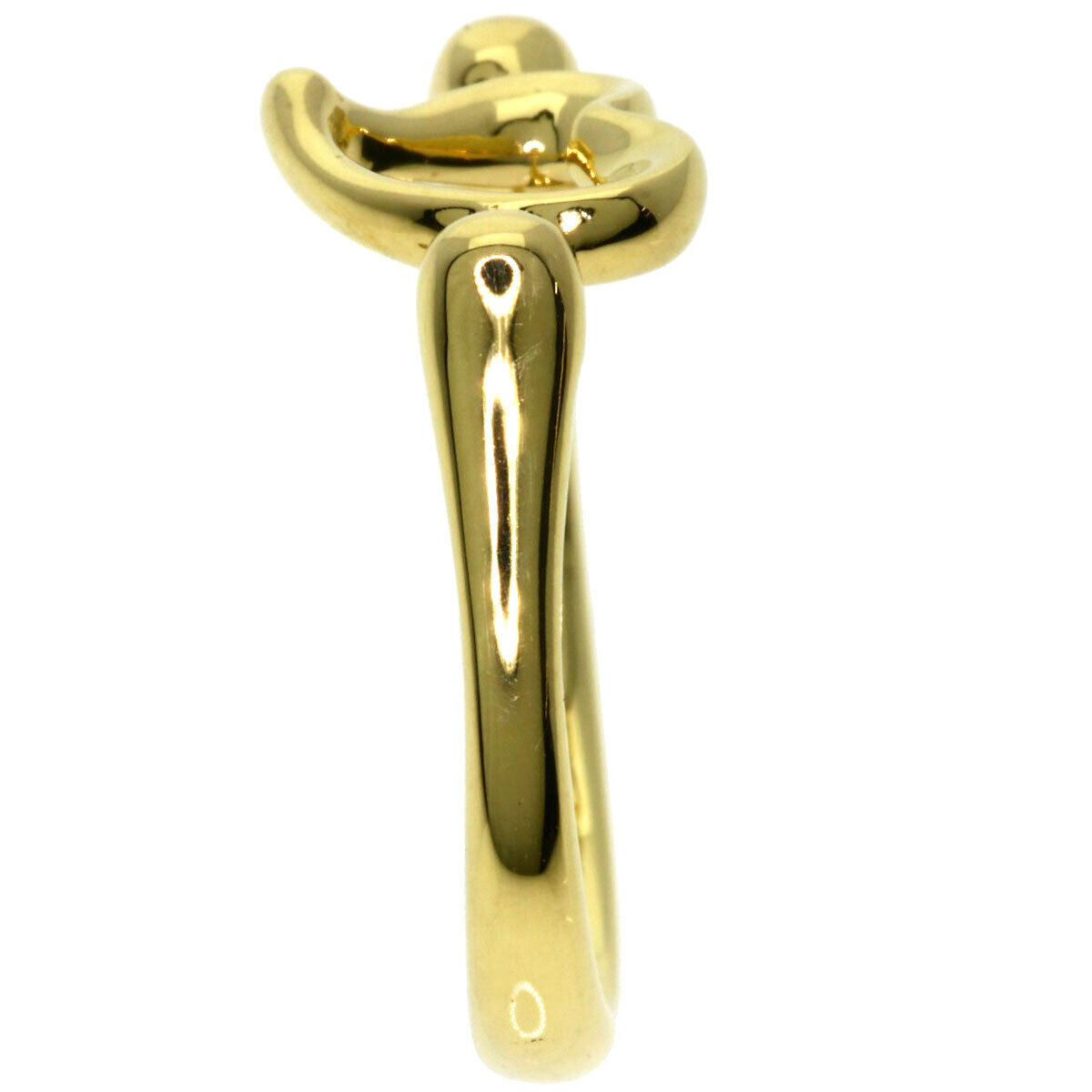 TIFFANY&Co. Ring Open heart K18 Yellow Gold