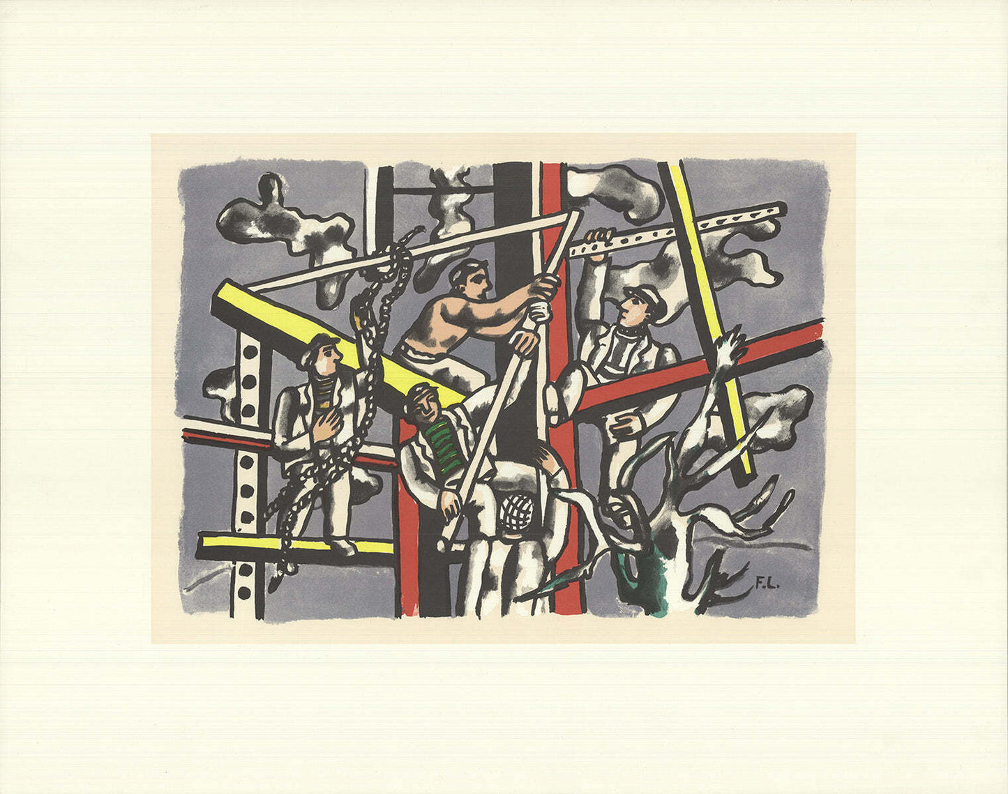 Fernand Leger Les Constructeurs " Poster Modernism
