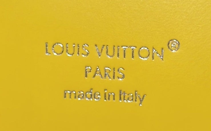 Louis Vuitton Turtle Pouch Bag Charm Monogram Canvas With Leather