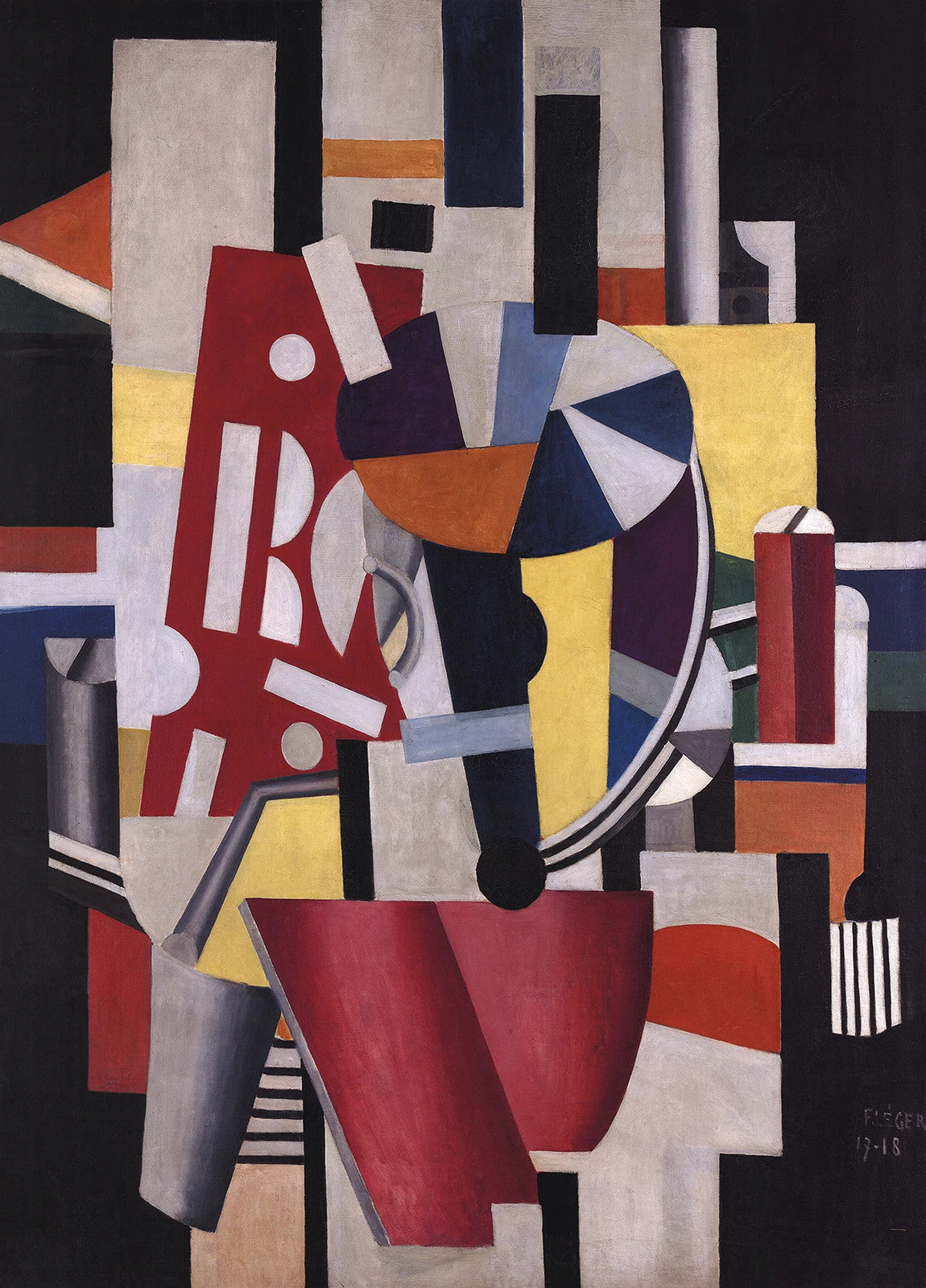 Fernand Leger Composition The Typographer (No