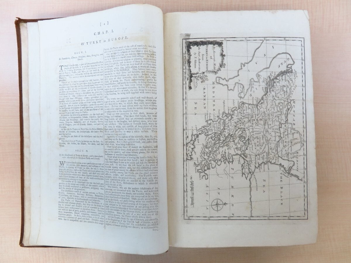 'A New System Of Geography' By Daniel Fenning & Joseph Colly 1773 London Map