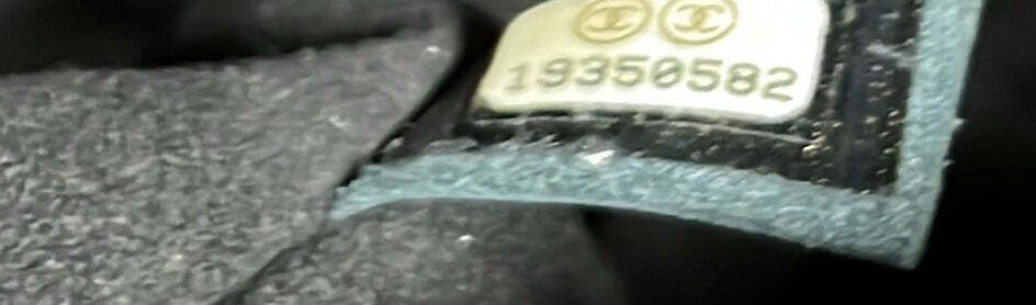 Chanel Boy Flap Bag Sequin With Patent Old Medium