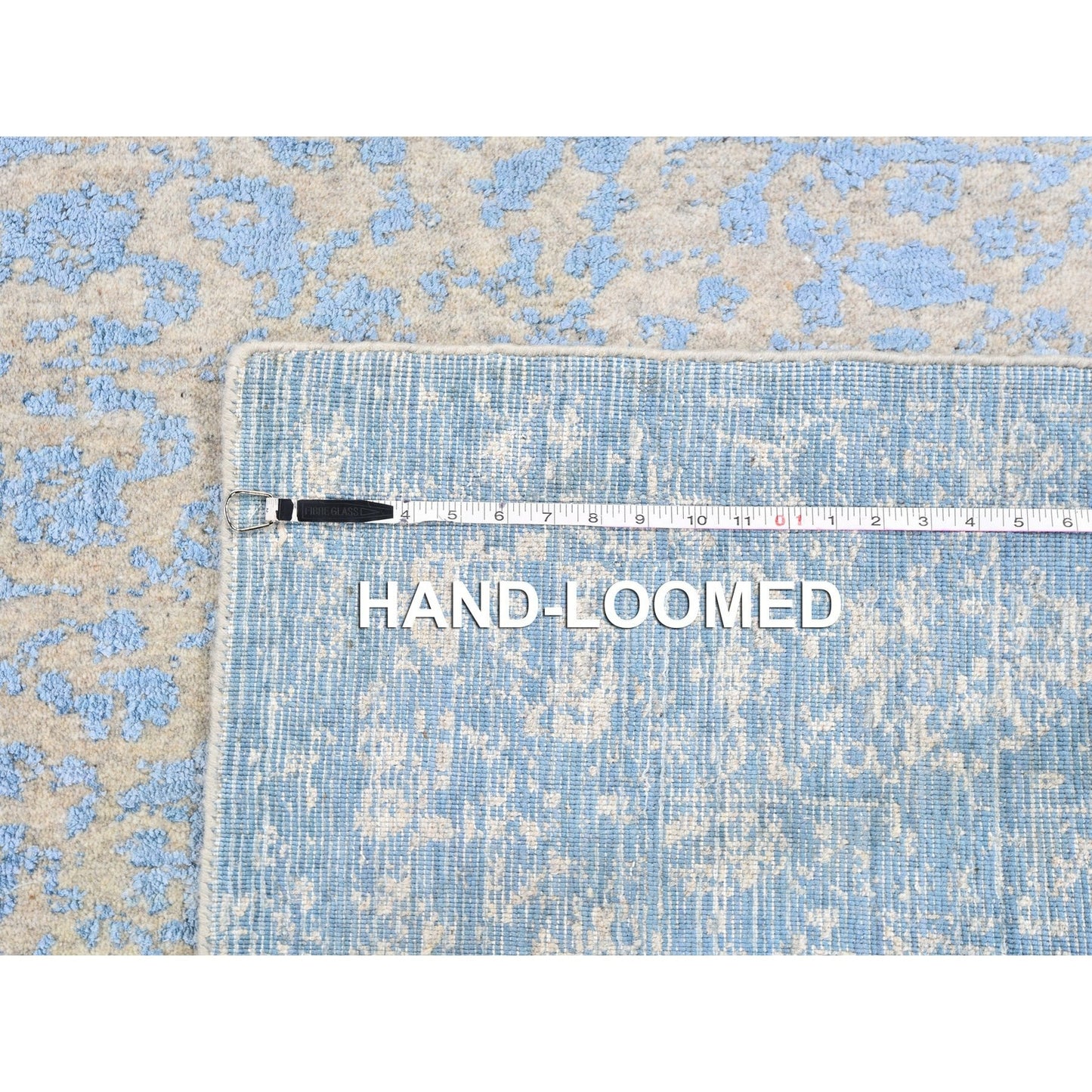 5'10"X9' Jacquard Broken Cypress Tree Design Silken Thick And Plush Rug