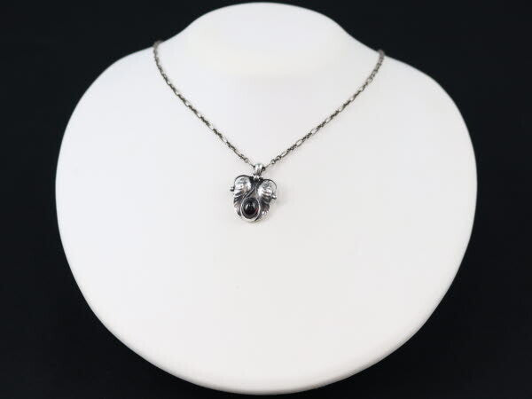 Georg Jensen Necklace Garnet Heritage 1994