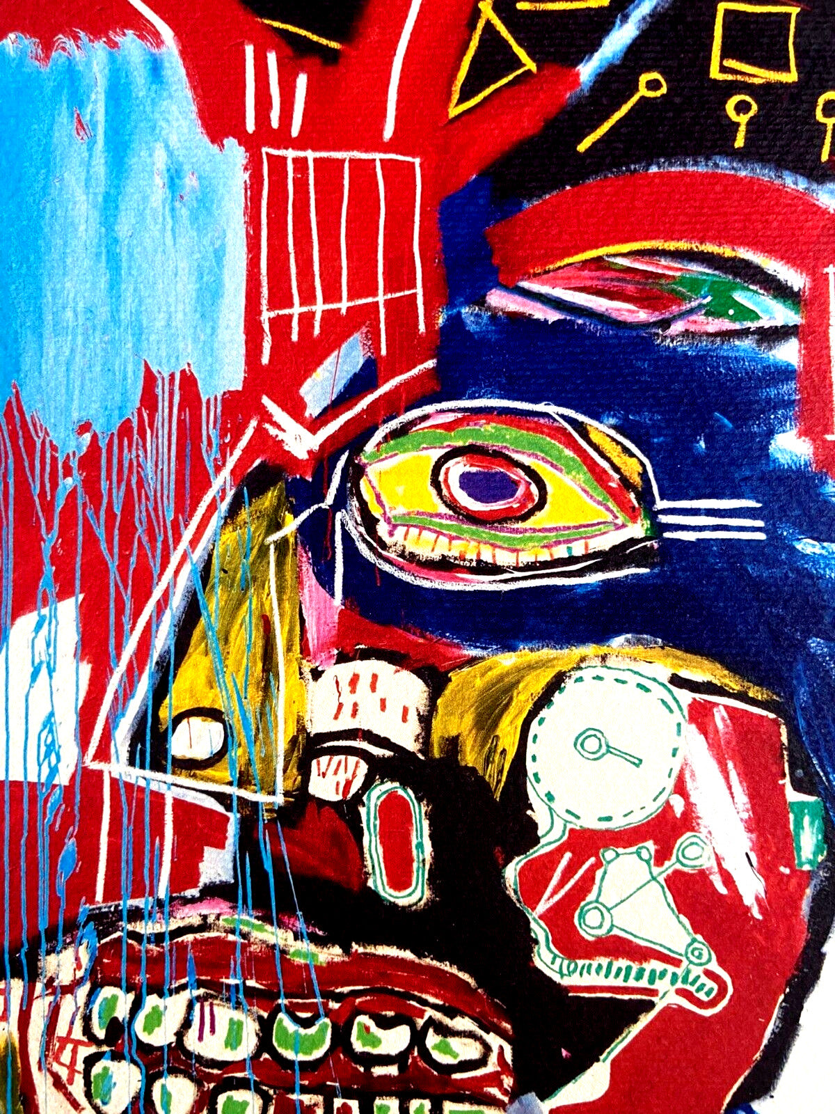 Jean-Michel Basquiat Lithograph C.O.A. Signed Numbered In Pencil