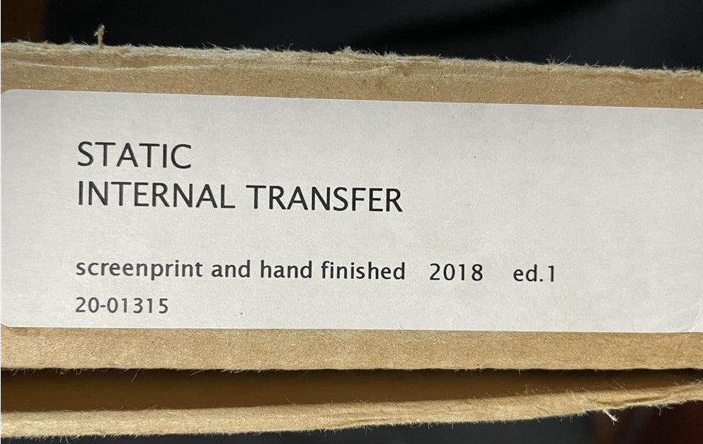 Static "Internal Transfer" Signed Silkscreen W/