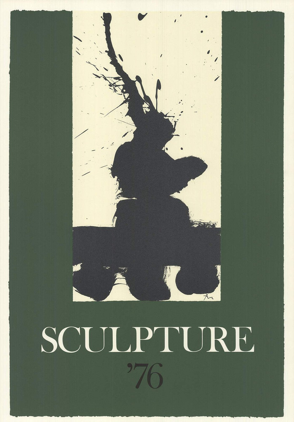 Robert Motherwell Sculpture '76 " Lithograph