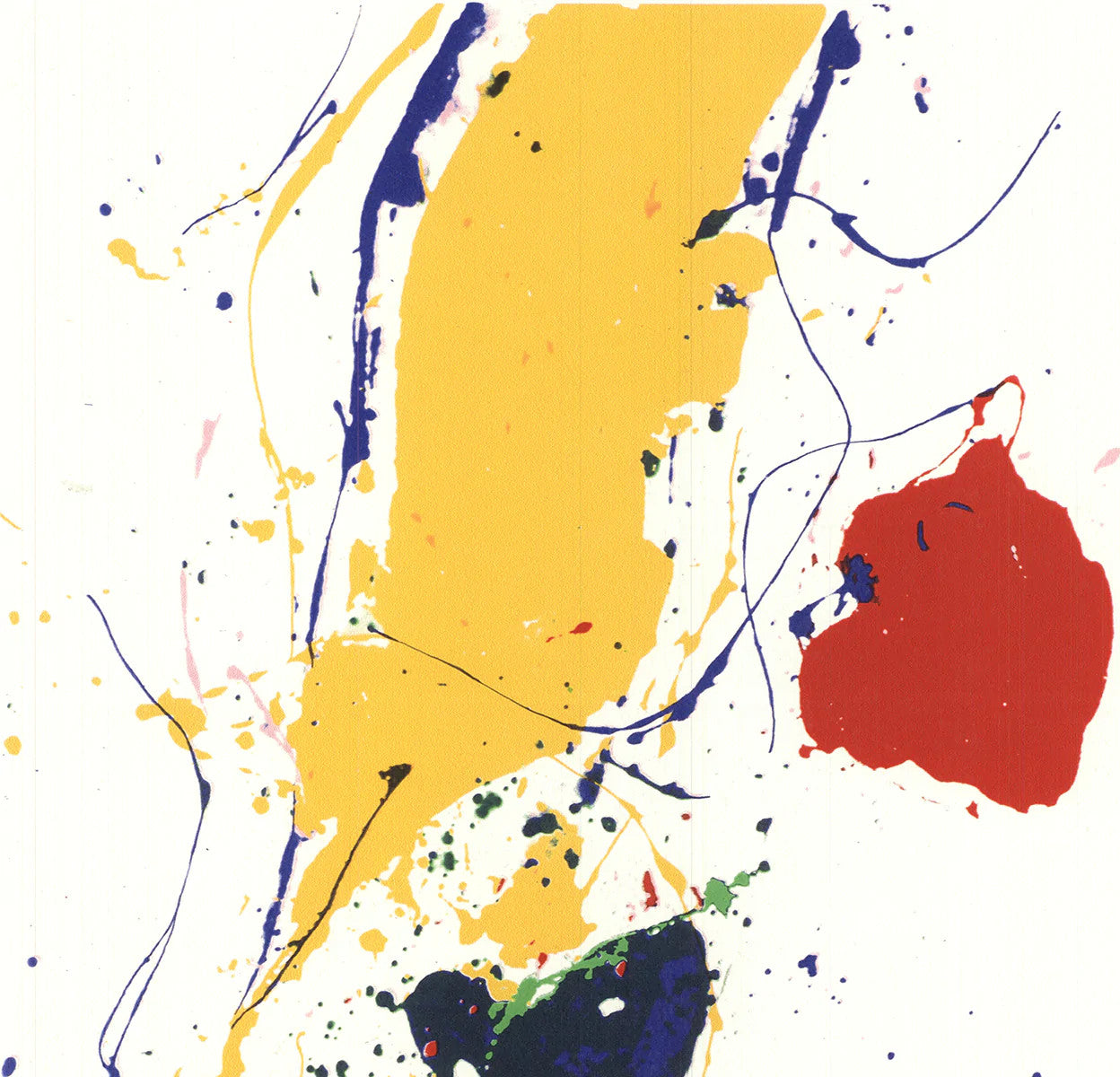 Sam Francis Untitled " Serigraph Abstract