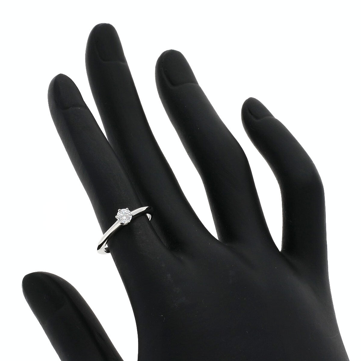 Tiffany&Co. Ring Solitaire Diamond Knife Edge