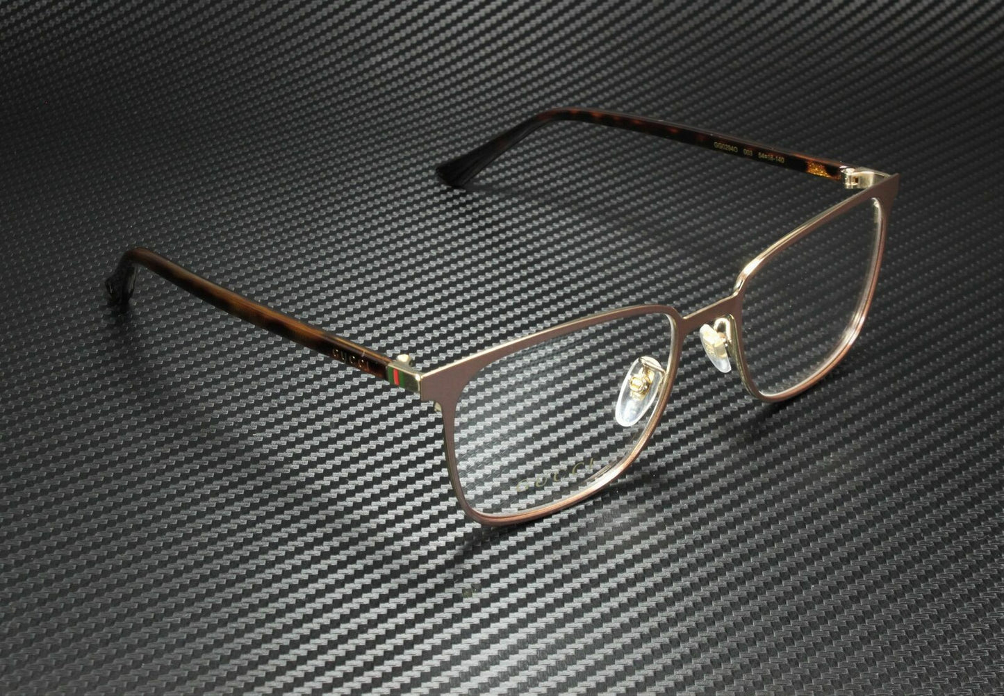 GUCCI GG0294O 003 Rectangular Brown Men's