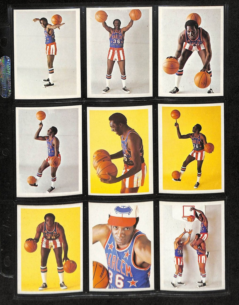 1971 Fleer Harlem Globetrotters Basketball Complete Set (84) 197411