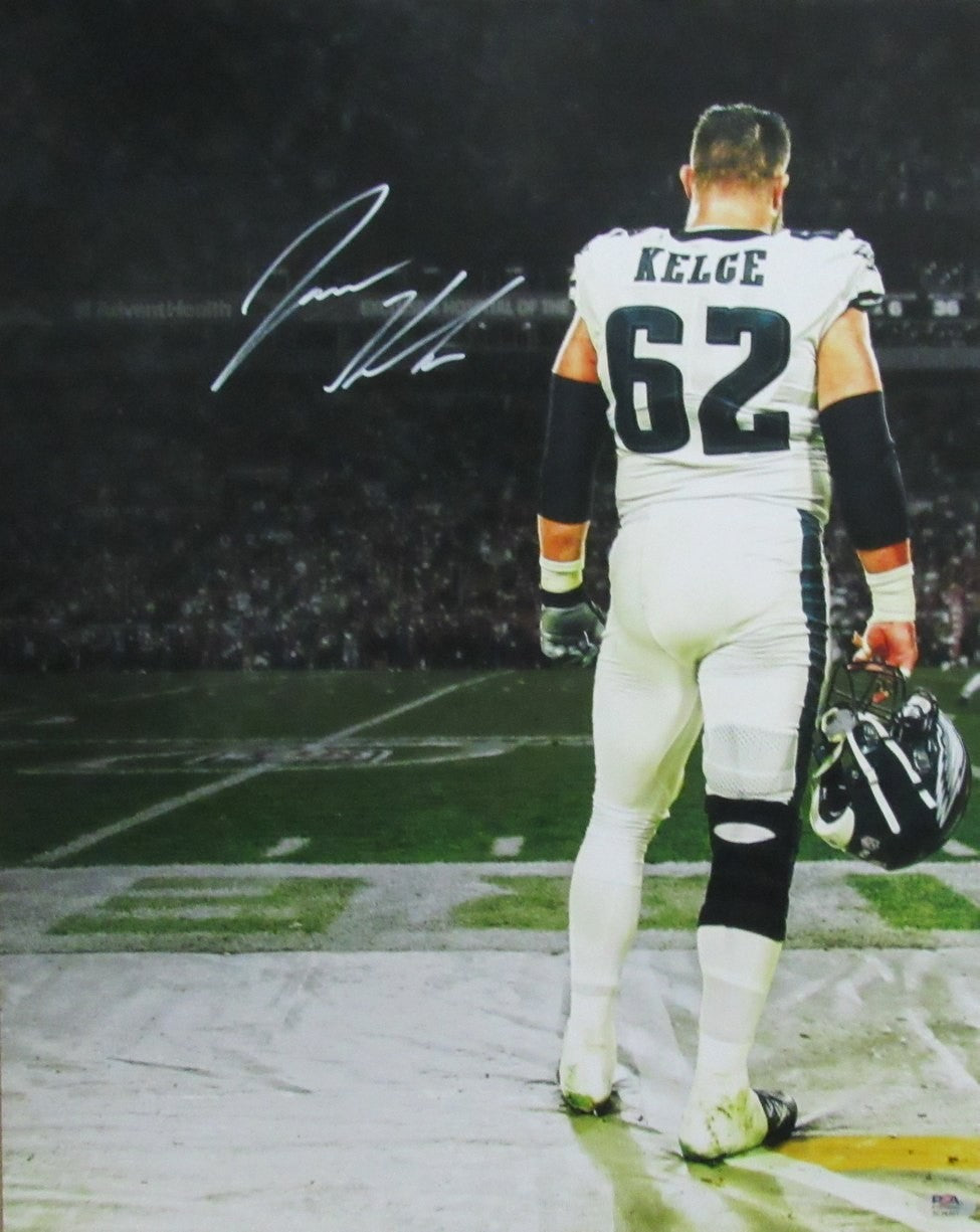 Jason Kelce Philadelphia Eagles Signed/Auto 16X20