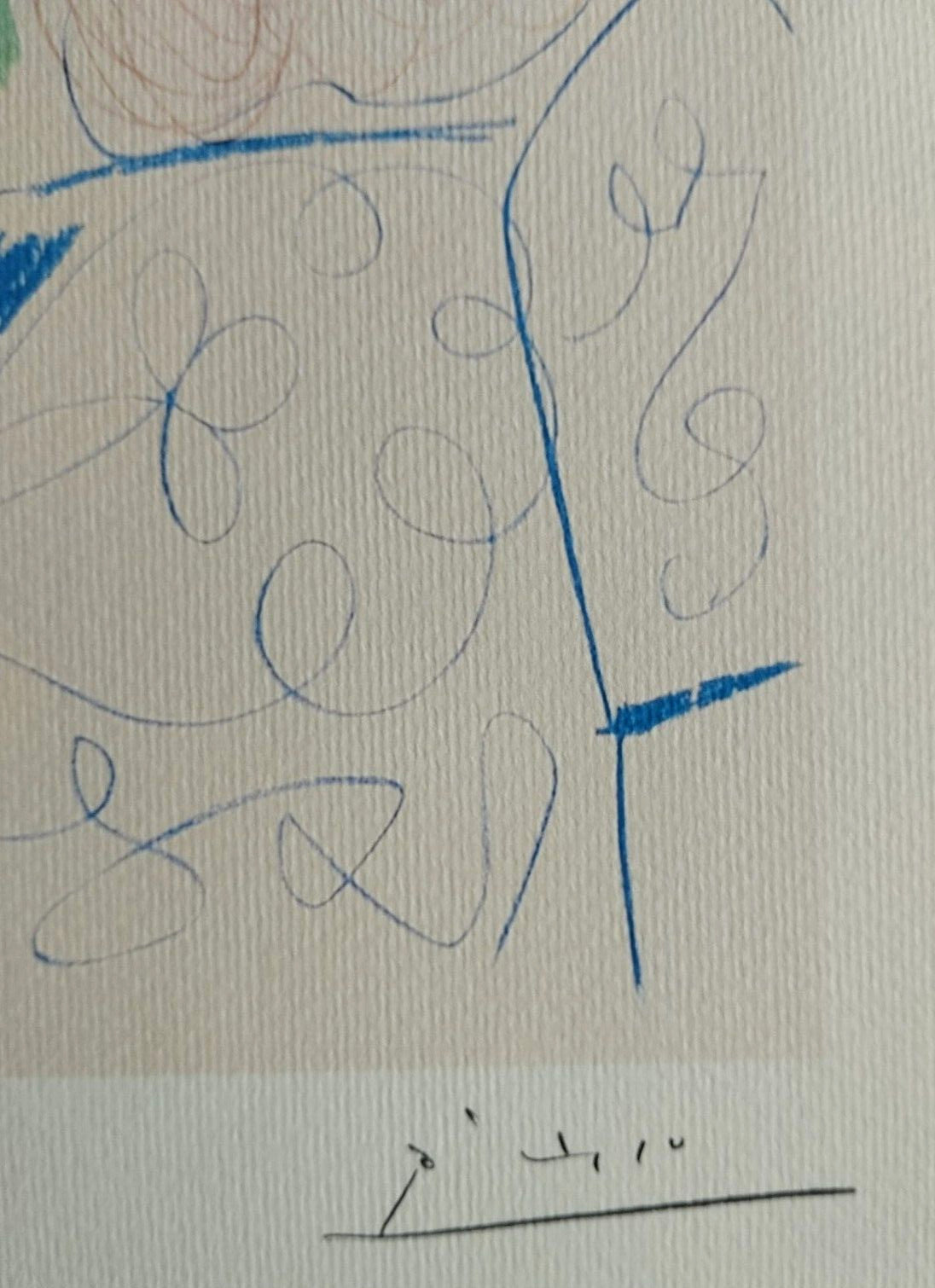 Lithograph by Pablo Picasso, Signed and Numbered with COA