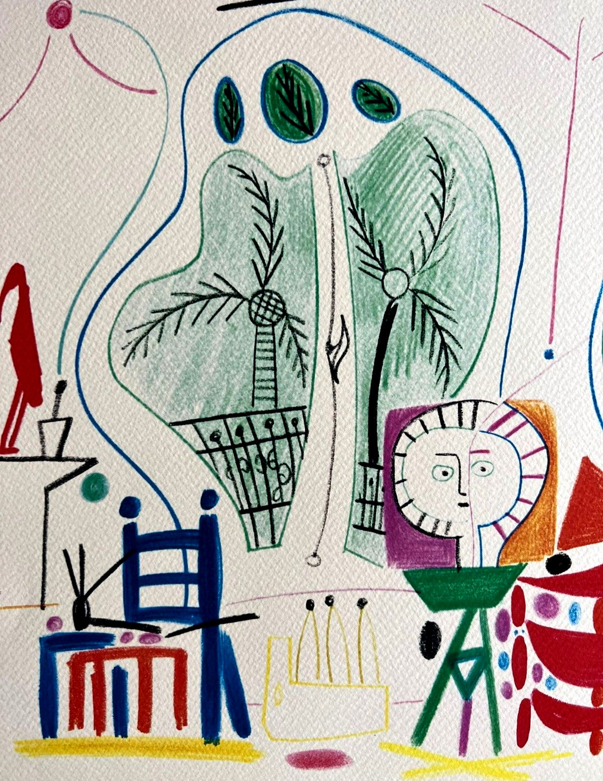Pablo Picasso Lithograph Coa Signed Limited Print