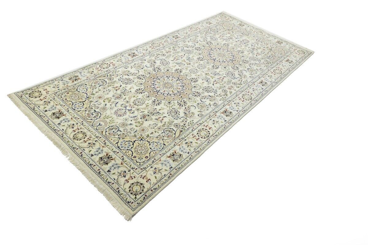 Rare Size Floral Classic Indo-Nain Oriental Rug