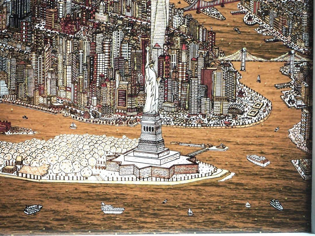Johann Perathoner "Statue Of Liberty Camel" Plexi Art Object Signed 1/10 W/ Coa