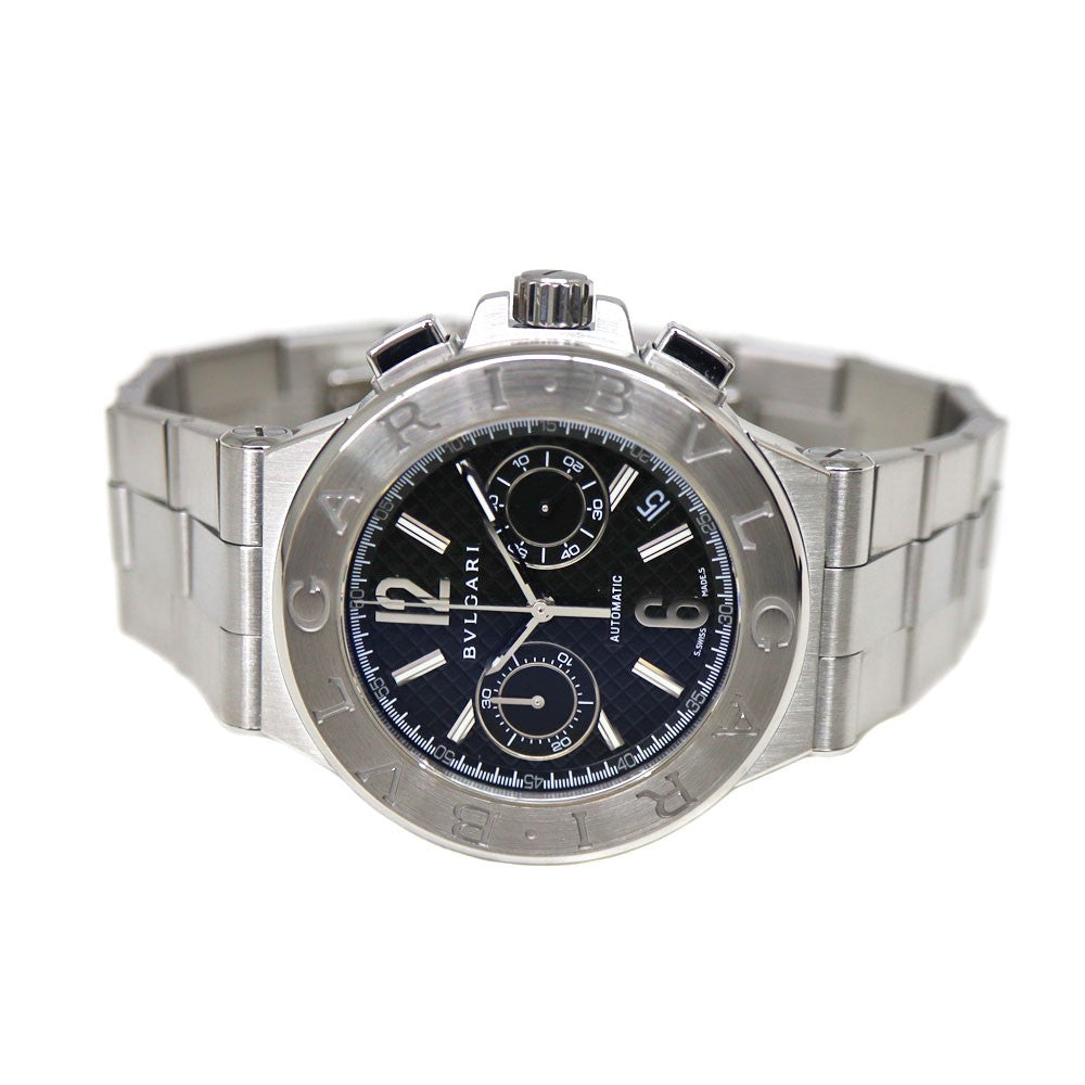 Bvlgari Diagono Chrono Dg40Bssdch Case Size 40Mm Men'S Used Watch #41015