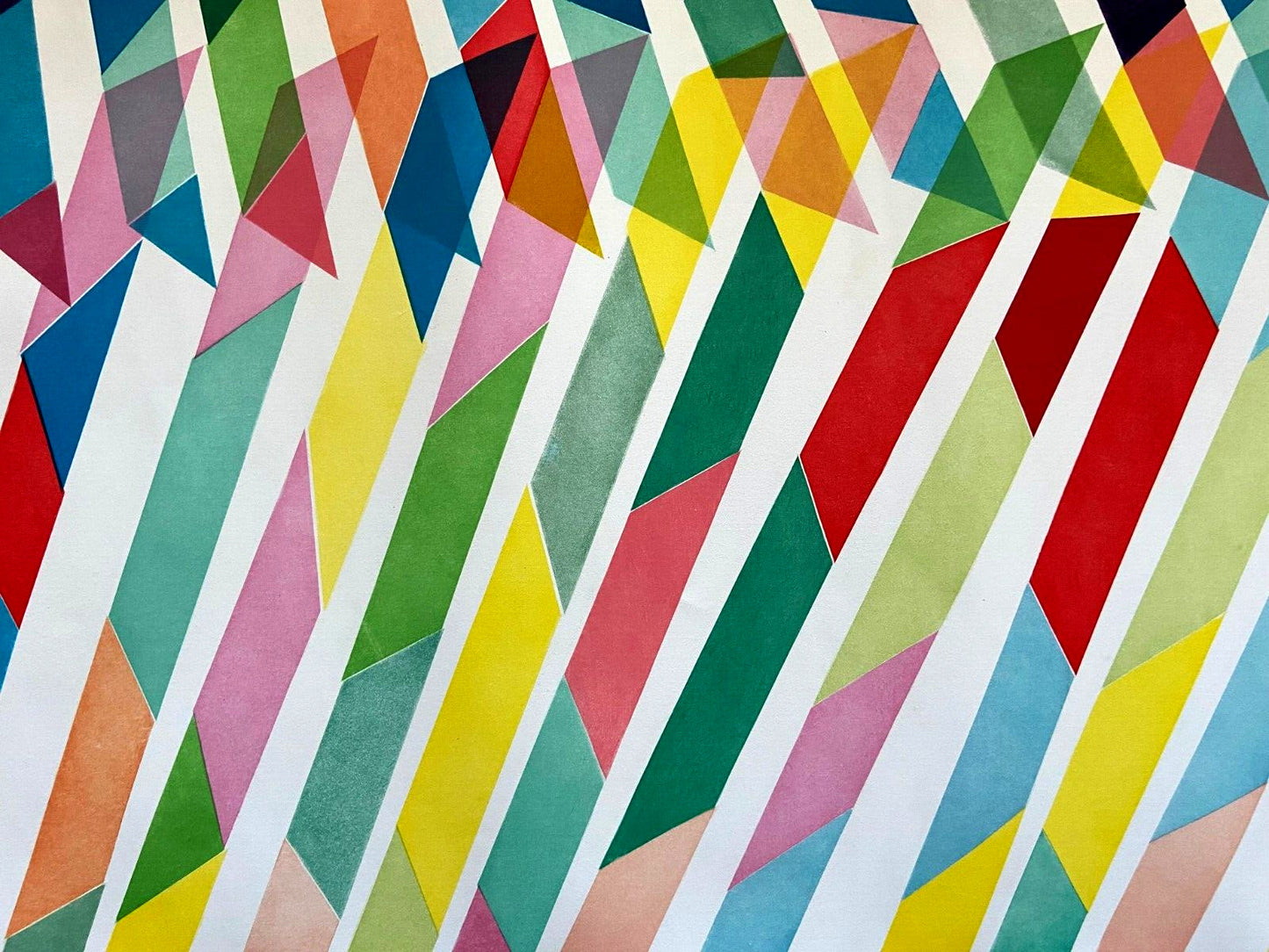Piero Dorazio Acquaforte 80X120 Signed Hand
